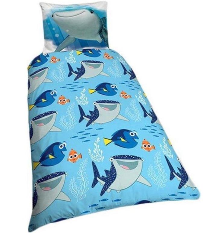 Dekbedovertrek kind Disney Nemo z.g.a.n., Kinderen en Baby's, Kinderkamer | Beddengoed, Zo goed als nieuw, Dekbedovertrek, Overige kleuren