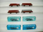 4x Marklin HO plattebakwagon no 4503 met ovp., Wisselstroom, Gebruikt, Wagon, Ophalen of Verzenden