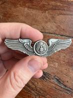 WO2 Amerikaans Meyer Aircrew Wing pinback mooie patina USAAF, Verzamelen, Militaria | Tweede Wereldoorlog, Amerika, Verzenden