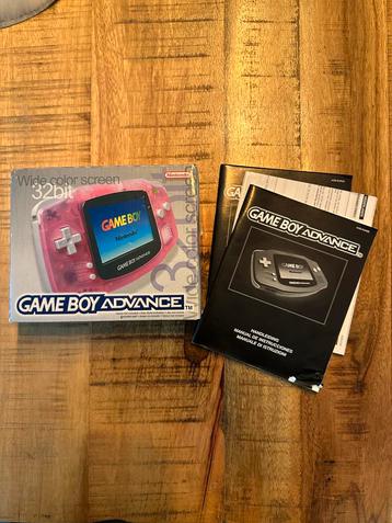 Game Boy Advance - Roze - Compleet met doos! beschikbaar voor biedingen