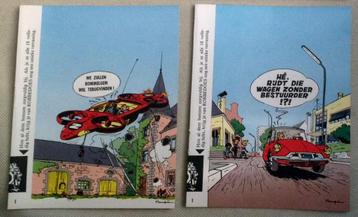 Robbedoes en Kwabbernoot Kaarten Franquin  (8x) beschikbaar voor biedingen