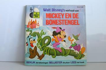 Mickey en de bonestengel liedjes single boekje vintage kerst beschikbaar voor biedingen