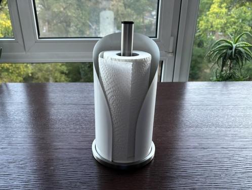 Wit x zilver Wesco zwaar metalen keukenpapier rolhouder, Huis en Inrichting, Keuken | Keukenbenodigdheden, Gebruikt, Ophalen of Verzenden