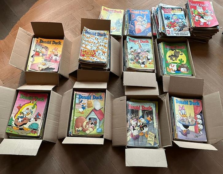 Donald Duck meer dan 550 stuks! (van 1975-2018), Boeken, Stripboeken, Gelezen, Meerdere stripboeken, Ophalen