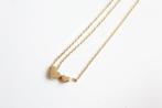 18 Karaat Gouden Ketting met Hartjes, Ophalen of Verzenden, Zo goed als nieuw, Goud, Goud