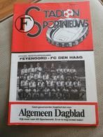 Programma Feyenoord - FC Den Haag, Verzamelen, Sportartikelen en Voetbal, Overige typen, Ophalen of Verzenden, Zo goed als nieuw