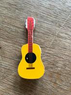 Gitaar speld/ broche van hout, Ophalen of Verzenden, Zo goed als nieuw, Overige materialen