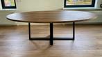 Eettafel ovaal eiken-lamulux, Huis en Inrichting, Tafels | Eettafels, Ophalen, 100 tot 150 cm, 200 cm of meer, Zo goed als nieuw