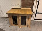 Houten hondenhok, Dieren en Toebehoren, Hondenhokken, Ophalen, 110 cm of meer