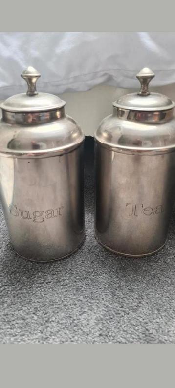 Vintage Thee & Suiker Potten beschikbaar voor biedingen