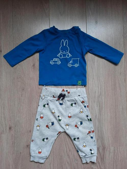 Nijntje Miffy Kledingsetje Longsleeve Broekje Setje Maat 74, Kinderen en Baby's, Babykleding | Maat 74, Zo goed als nieuw, Jongetje