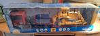 Bruder 3555 Scania dieplader met Caterpillar Bulldozer, Kinderen en Baby's, Speelgoed | Speelgoedvoertuigen, Ophalen of Verzenden