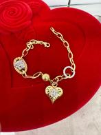 Prachtige 14 karaats gouden Versace design armband, Ophalen of Verzenden, Nieuw, Goud