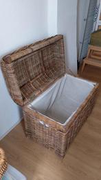 Dekenkist, Ophalen, Gebruikt, Mand, Riet