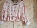 Les ours blouse top jasje met roosjes, Kleding | Dames, Ophalen of Verzenden, Zo goed als nieuw, Maat 38/40 (M)