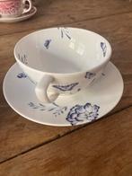 Blue Butterfly Wedgwood Jasper Conran 2 theekoppen, Ophalen of Verzenden, Zo goed als nieuw, Wedgwood, Kop(pen) en/of Schotel(s)