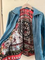 Milestone Zomerjas Blauw Circusprint M, Ophalen, Zo goed als nieuw, Maat 38/40 (M), Blauw
