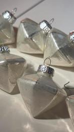 10 nostalgische diamantvormige kerstballen 4cm hoog, Diversen, Ophalen, Zo goed als nieuw