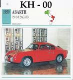 Kh0 autokaart abarth 750 gt zagato ( 1959 ), Ophalen of Verzenden, Zo goed als nieuw
