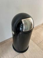 Wesco pushboy 50 liter prullenbak zwart, Huis en Inrichting, 40 liter of meer, Ophalen, Gebruikt
