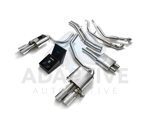 Armytrix Catback exhaust met chrome tips AU95S-QS14C, Auto-onderdelen, Uitlaatsystemen, Audi, Nieuw, Ophalen of Verzenden