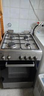 ETNA gasfornuis met oven FGV350RVS, Witgoed en Apparatuur, Fornuizen, Ophalen, Gebruikt, Hete lucht, 4 kookzones