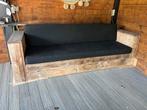 Loungeset steigerhout, Tuin en Terras, Ophalen, Gebruikt, 6 zitplaatsen, Steigerhout