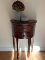 Houten Bijzettafel, Gebruikt, 100 tot 150 cm, Ophalen of Verzenden, 25 tot 50 cm