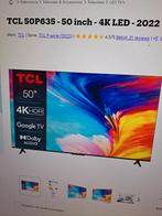 Tv Tcl 50p635 4k 50 inch met beugel 2022, Audio, Tv en Foto, Televisies, 50 Hz, Zo goed als nieuw, 100 cm of meer, Ophalen
