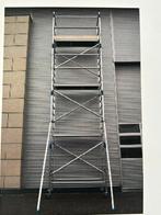Complete steiger werkhoogte 8,2 meter, Doe-het-zelf en Verbouw, Steigers, Ophalen, Zo goed als nieuw, Rolsteiger of Kamersteiger