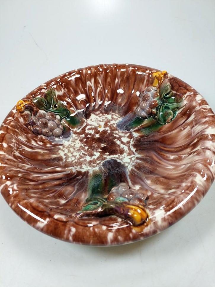 Vintage jaren 30 Duitse Keramiek Fruitschaal, Antiek en Kunst, Antiek | Schalen, Ophalen of Verzenden