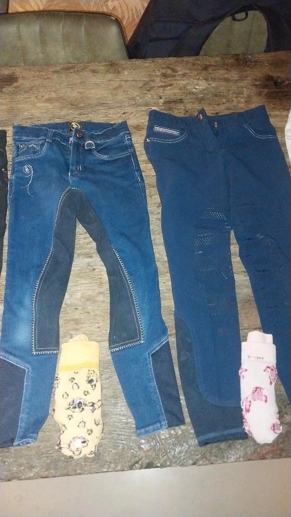 Paardrijbroeken maat 122 - 128 - 134  # paard broek, Dieren en Toebehoren, Paardrijkleding, Zo goed als nieuw, Kinderen, Onderkleding