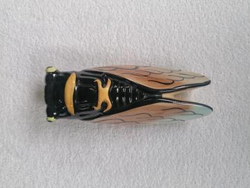 XL franse keramieke cigale - krekel 25x10 cm beschikbaar voor biedingen