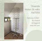 Kaartenmolen 56 vaks - RAL7032 - gebruikt - totaal 6 stuks, Ophalen, Zo goed als nieuw