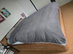 Stevig bedframe 160x210 - Perfecte staat!, Bruin, 210 cm, Tweepersoons, Ophalen of Verzenden