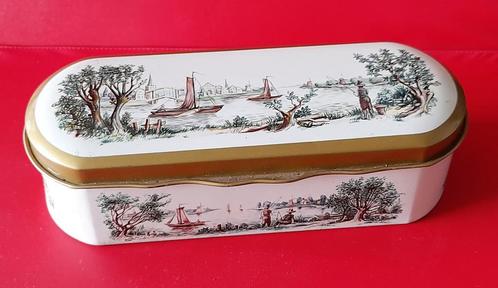 Blik Douwe Egberts lepeldoosje (lot 2), Antiek en Kunst, Curiosa en Brocante, Ophalen of Verzenden
