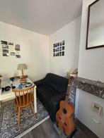 !Gratis ophalen! Leren bank incl. kleed, Huis en Inrichting, Ophalen, Gebruikt, Tweepersoons, Rechte bank