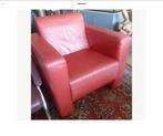 Stoel / Fauteuil., Ophalen, Gebruikt, 75 tot 100 cm, Leer