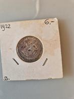 Halve gulden 1922 wilgelmina, Postzegels en Munten, Ophalen of Verzenden, Nederland