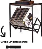 LP opbergsysteem - Platenspeler meubel + platenborstel, Ophalen of Verzenden, Nieuw, Platenspeler-onderdeel, Overige merken