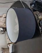 grote zwarte lampenkap 40 cm doorsnede, Ophalen, Zo goed als nieuw, Rond, 25 tot 50 cm