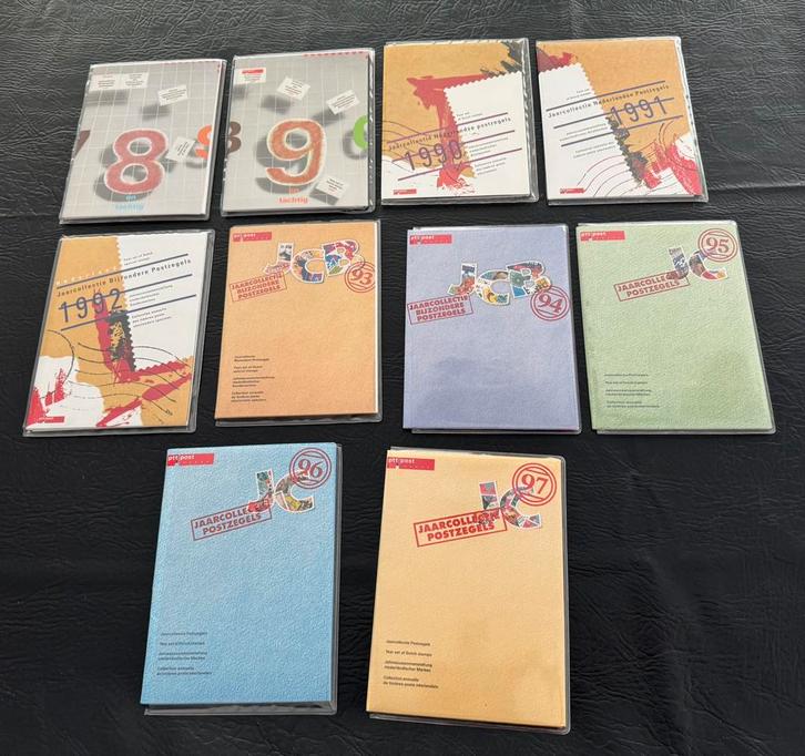 PTT postzegelmapjes 1988 - 1997, Postzegels en Munten, Postzegels | Nederland, Postfris, Na 1940, Ophalen of Verzenden