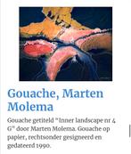 Gouache Marten Molema, Antiek en Kunst, Kunst | Schilderijen | Modern, Ophalen of Verzenden