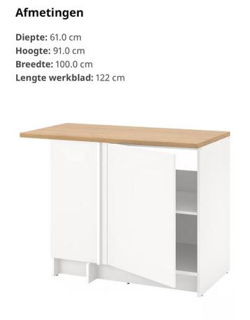 IKEA Knoxhult Keukenkast Onderhoekkast 100x91 - afbeelding 3