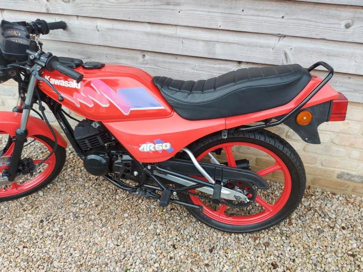Kawasaki AR50 bromfiets klasse B oldtimer zgst, Fietsen en Brommers, Brommers | Oldtimers, Ophalen