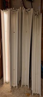 Partij dubbelen TL armaturen voorzien van 2 Eco TL buizen, Ophalen, Zo goed als nieuw, Minder dan 50 watt, Lamp met armatuur