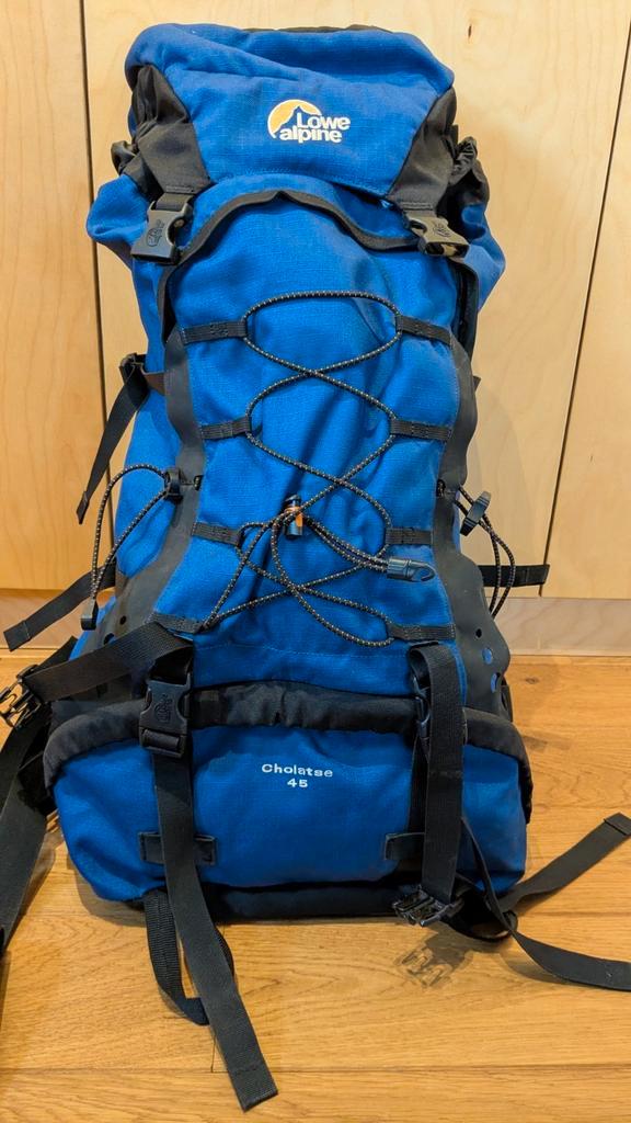 Rugzak , backpack Lowe Alpine Cholatse 45. In goede staat, Sport en Fitness, Bergsport en Wandelen, Zo goed als nieuw, Rugzak