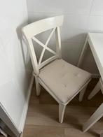 IKEA stoelen ingolf ( wit) 4 stuks, Huis en Inrichting, Stoelen, Ophalen of Verzenden, Zo goed als nieuw, Wit