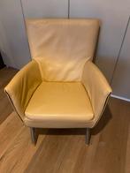 Lederen fauteuil Label foxxy Gerard van den Berg, Ophalen, Gebruikt, Minder dan 75 cm, Leer