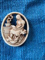 Speldje Winterhulp Nederland Assepoester 1940, Overige materialen, Gebruikt, Beige, Minder dan 4 cm